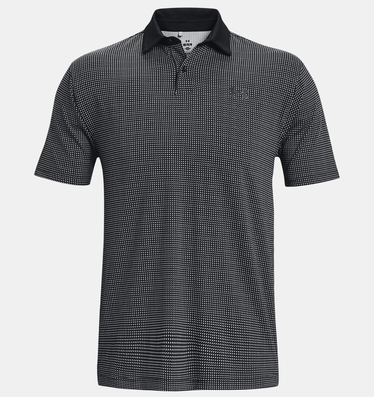 UA T2G Printed Polo Black/White