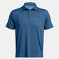 UA Playoff 3.0 Printed Polo Photon Blue/Midnight Navy