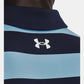 UA Playoff 3.0 Stripe Polo Midnight Navy/Blizzard