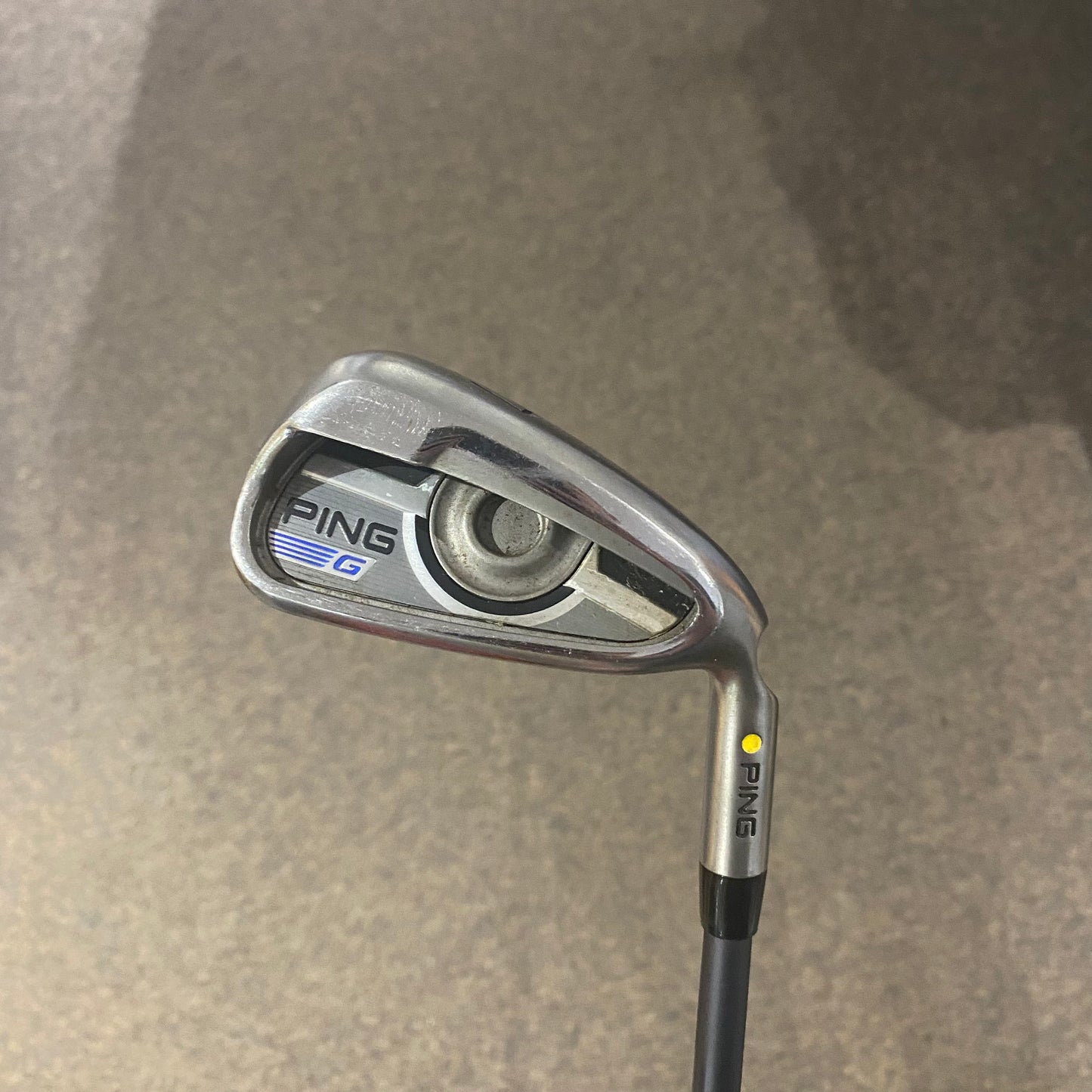 Ping G Irons 6-W+U+S Soft Reg Graphite Yellow Dot