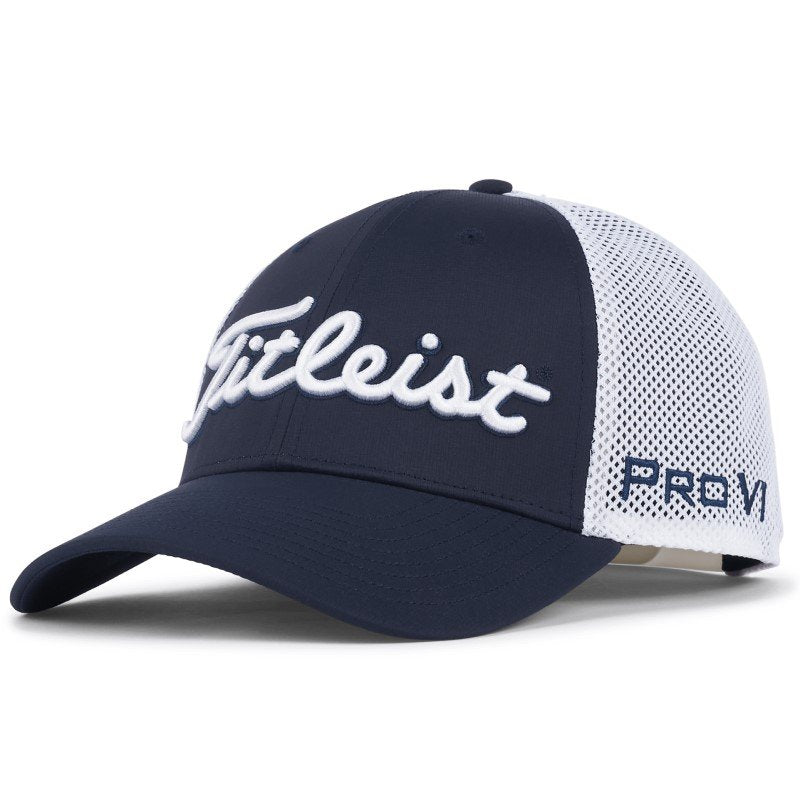 Tour Performance Mesh Cap Navy/White