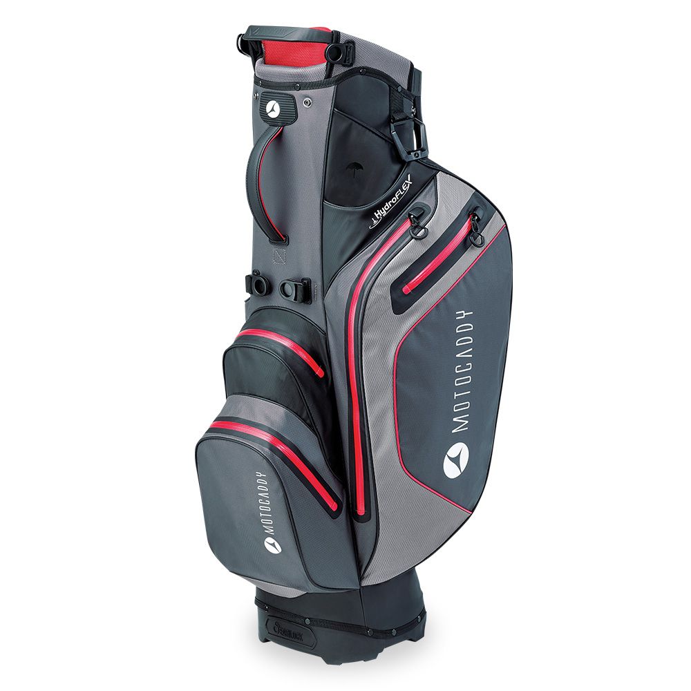 Hydroflex Waterproof Stand Bag Charcoal/Red